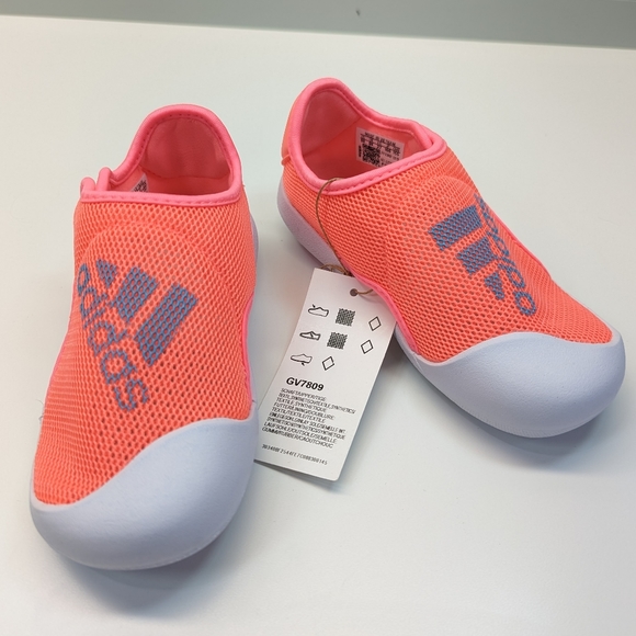 9K Adidas Altaventure 2.0 Acid Red Orange Blue GV7809 Kids Sandals Beach Slip On - Picture 2 of 6